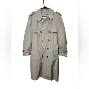 London Fog Women's Beige Trench Coat Free Shipping